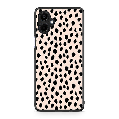 Samsung Galaxy A06 New Polka Dots θήκη από τη Smartfits με σχέδιο στο πίσω μέρος και μαύρο περίβλημα | Smartphone case with colorful back and black bezels by Smartfits