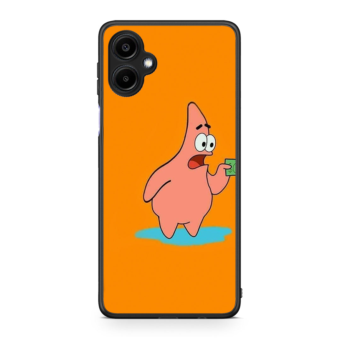 Samsung Galaxy A06 No Money 1 Θήκη Αγίου Βαλεντίνου από τη Smartfits με σχέδιο στο πίσω μέρος και μαύρο περίβλημα | Smartphone case with colorful back and black bezels by Smartfits