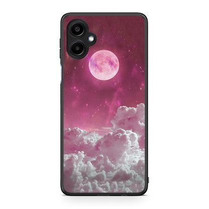 Samsung Galaxy A06 Pink Moon Θήκη από τη Smartfits με σχέδιο στο πίσω μέρος και μαύρο περίβλημα | Smartphone case with colorful back and black bezels by Smartfits
