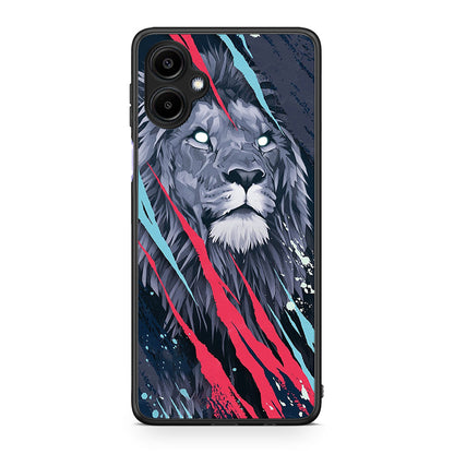 4 - Samsung Galaxy A06 Lion Designer PopArt case, cover, bumper