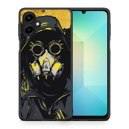 Θήκη Samsung Galaxy A06 Mask PopArt από τη Smartfits με σχέδιο στο πίσω μέρος και μαύρο περίβλημα | Samsung Galaxy A06 Mask PopArt case with colorful back and black bezels