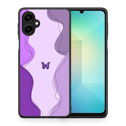 Purple Mariposa - Samsung Galaxy A06 θήκη