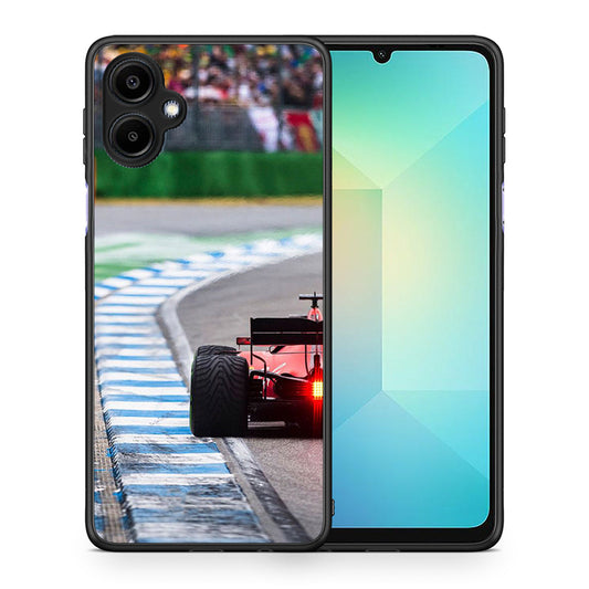 Θήκη Samsung Galaxy A06 Racing Vibes από τη Smartfits με σχέδιο στο πίσω μέρος και μαύρο περίβλημα | Samsung Galaxy A06 Racing Vibes case with colorful back and black bezels