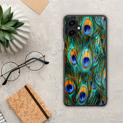 Real Peacock Feathers - Samsung Galaxy A06 θήκη