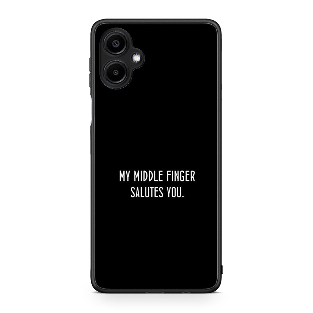 Samsung Galaxy A06 Salute θήκη από τη Smartfits με σχέδιο στο πίσω μέρος και μαύρο περίβλημα | Smartphone case with colorful back and black bezels by Smartfits