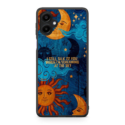 Samsung Galaxy A06 Screaming Sky θήκη από τη Smartfits με σχέδιο στο πίσω μέρος και μαύρο περίβλημα | Smartphone case with colorful back and black bezels by Smartfits