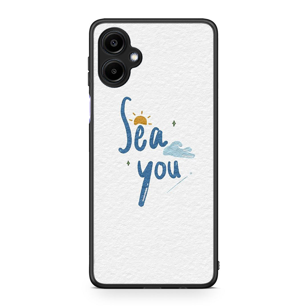 Samsung Galaxy A06 Sea You Θήκη από τη Smartfits με σχέδιο στο πίσω μέρος και μαύρο περίβλημα | Smartphone case with colorful back and black bezels by Smartfits