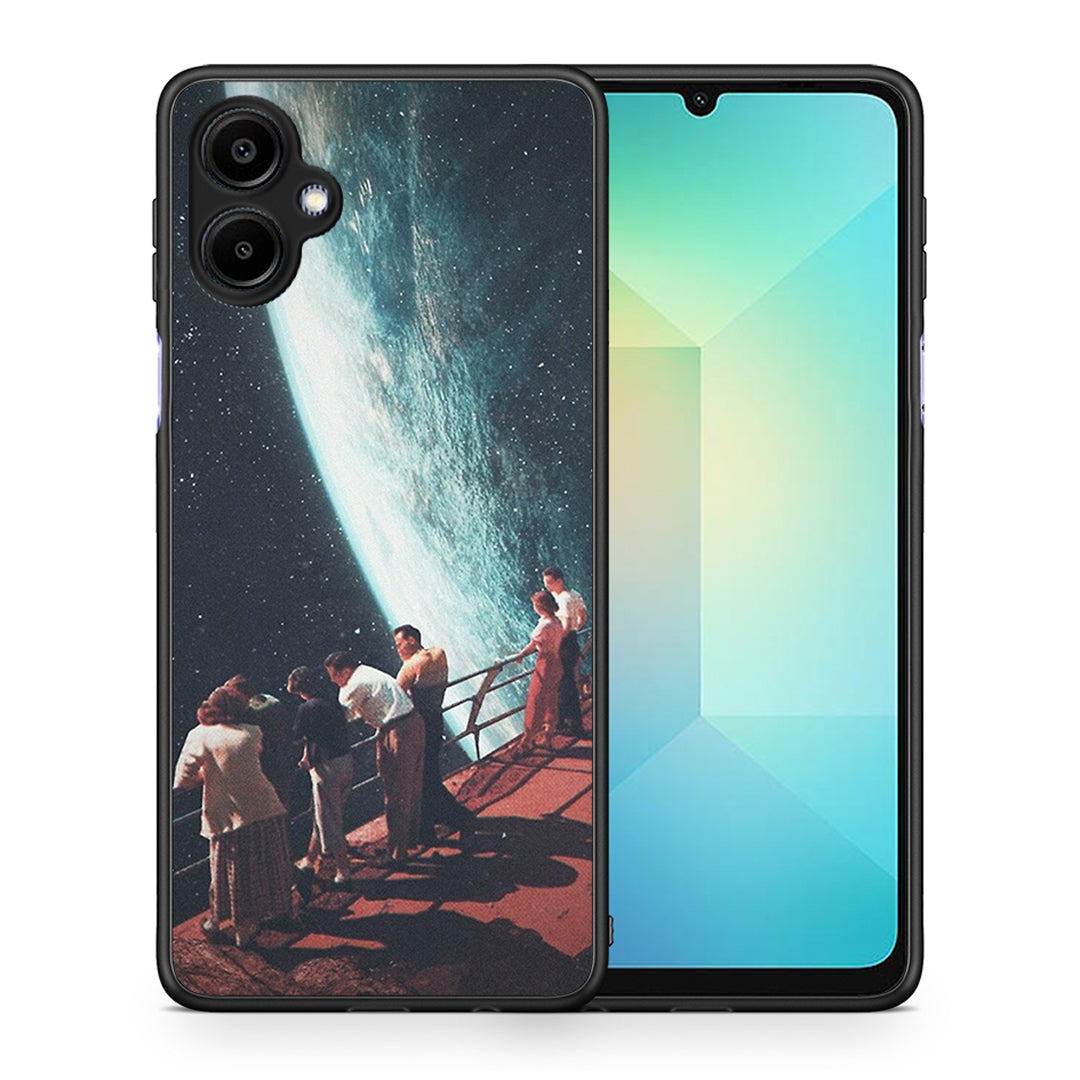 Θήκη Samsung Galaxy A06 Surreal View από τη Smartfits με σχέδιο στο πίσω μέρος και μαύρο περίβλημα | Samsung Galaxy A06 Surreal View case with colorful back and black bezels