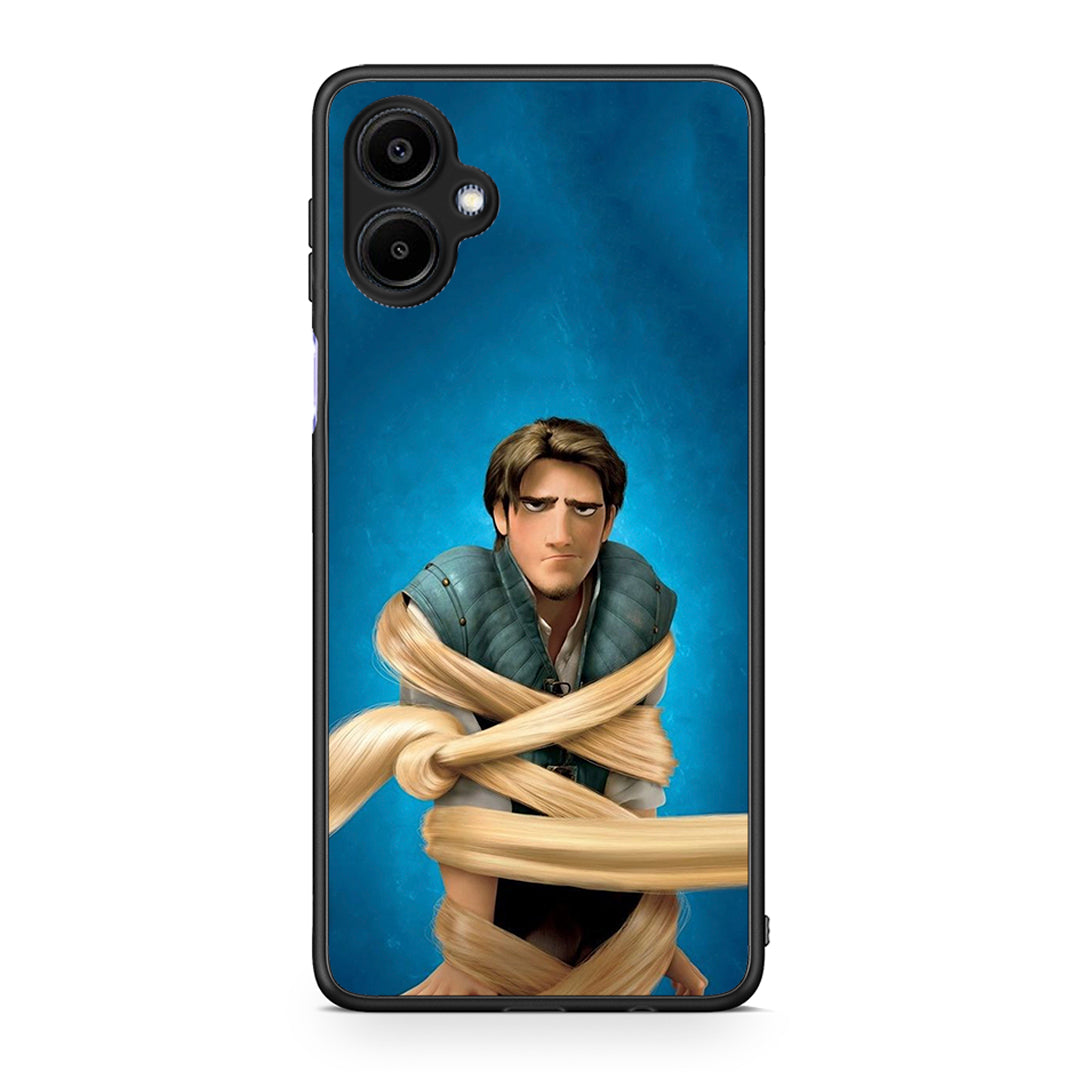 Samsung Galaxy A06 Tangled 1 Θήκη Αγίου Βαλεντίνου από τη Smartfits με σχέδιο στο πίσω μέρος και μαύρο περίβλημα | Smartphone case with colorful back and black bezels by Smartfits