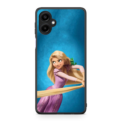 Samsung Galaxy A06 Tangled 2 Θήκη Αγίου Βαλεντίνου από τη Smartfits με σχέδιο στο πίσω μέρος και μαύρο περίβλημα | Smartphone case with colorful back and black bezels by Smartfits