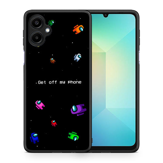 Θήκη Samsung Galaxy A06 AFK Text από τη Smartfits με σχέδιο στο πίσω μέρος και μαύρο περίβλημα | Samsung Galaxy A06 AFK Text case with colorful back and black bezels