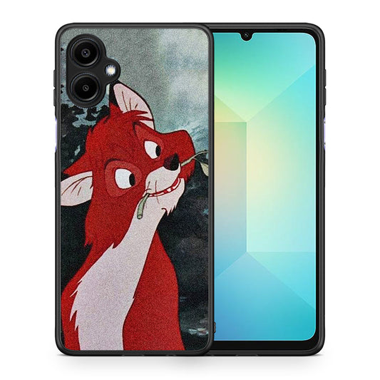 Θήκη Samsung Galaxy A06 Tod And Vixey Love 1 από τη Smartfits με σχέδιο στο πίσω μέρος και μαύρο περίβλημα | Samsung Galaxy A06 Tod And Vixey Love 1 case with colorful back and black bezels