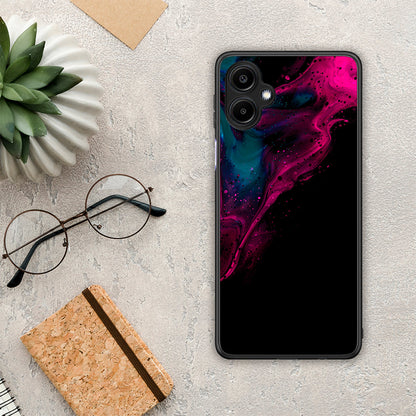 Watercolor Pink Black - Samsung Galaxy A06 θήκη