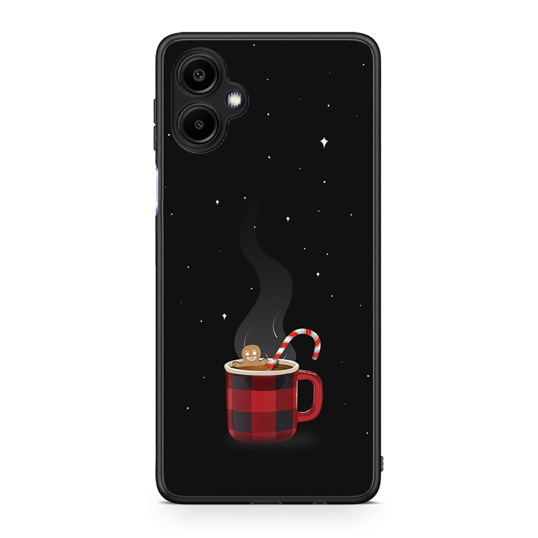 Samsung Galaxy A06 Xmas Bathing θήκη από τη Smartfits με σχέδιο στο πίσω μέρος και μαύρο περίβλημα | Smartphone case with colorful back and black bezels by Smartfits