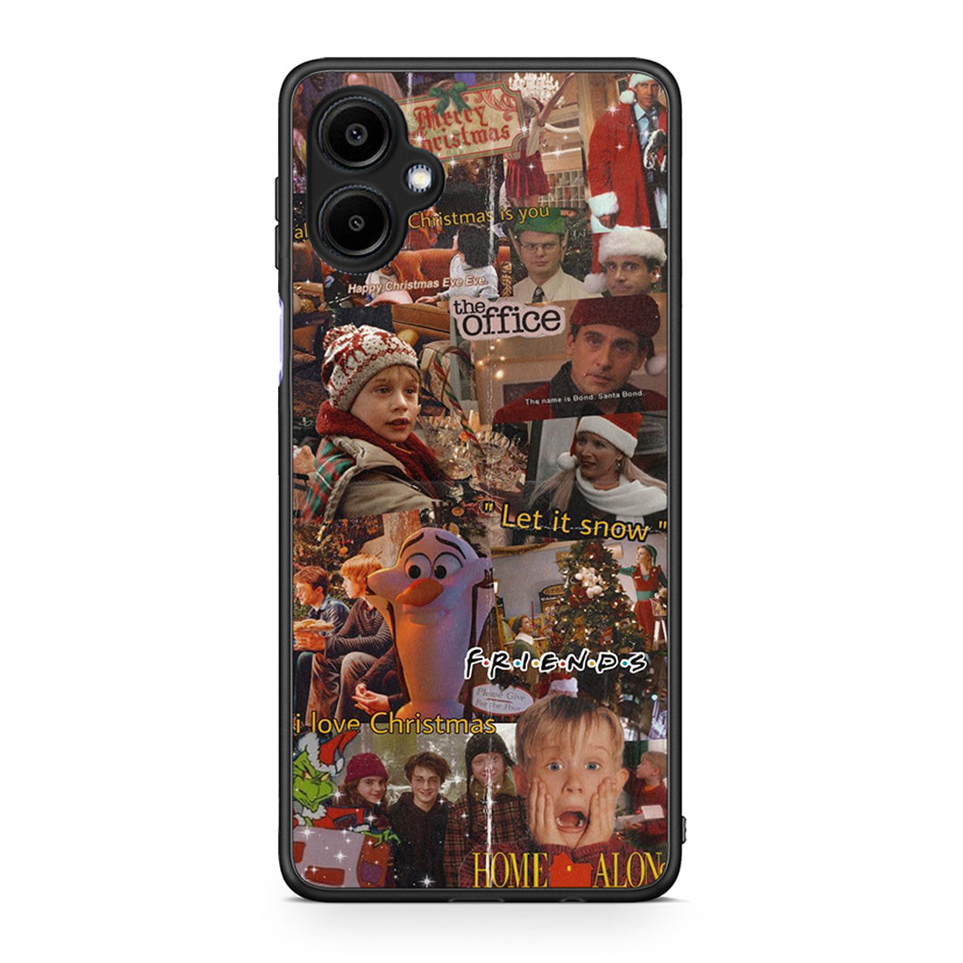Samsung Galaxy A06 Xmas Wishes θήκη από τη Smartfits με σχέδιο στο πίσω μέρος και μαύρο περίβλημα | Smartphone case with colorful back and black bezels by Smartfits