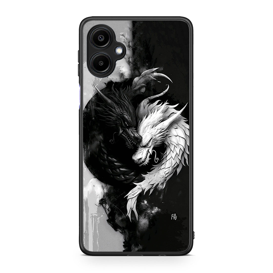 Samsung Galaxy A06 Yin Yang Θήκη από τη Smartfits με σχέδιο στο πίσω μέρος και μαύρο περίβλημα | Smartphone case with colorful back and black bezels by Smartfits