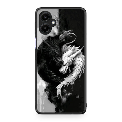 Samsung Galaxy A06 Yin Yang Θήκη από τη Smartfits με σχέδιο στο πίσω μέρος και μαύρο περίβλημα | Smartphone case with colorful back and black bezels by Smartfits