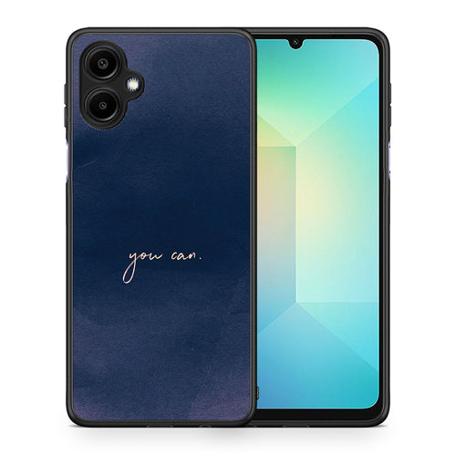 Θήκη Samsung Galaxy A06 You Can από τη Smartfits με σχέδιο στο πίσω μέρος και μαύρο περίβλημα | Samsung Galaxy A06 You Can case with colorful back and black bezels