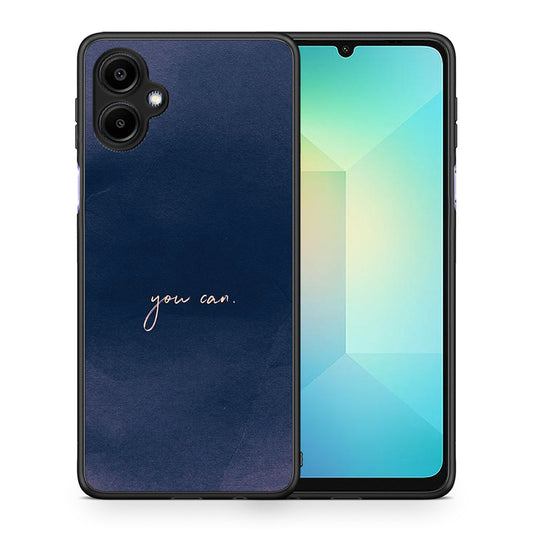 Θήκη Samsung Galaxy A06 You Can από τη Smartfits με σχέδιο στο πίσω μέρος και μαύρο περίβλημα | Samsung Galaxy A06 You Can case with colorful back and black bezels