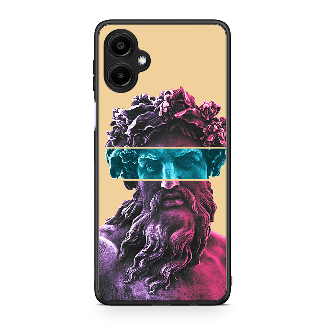 Samsung Galaxy A06 Zeus Art Θήκη Αγίου Βαλεντίνου από τη Smartfits με σχέδιο στο πίσω μέρος και μαύρο περίβλημα | Smartphone case with colorful back and black bezels by Smartfits