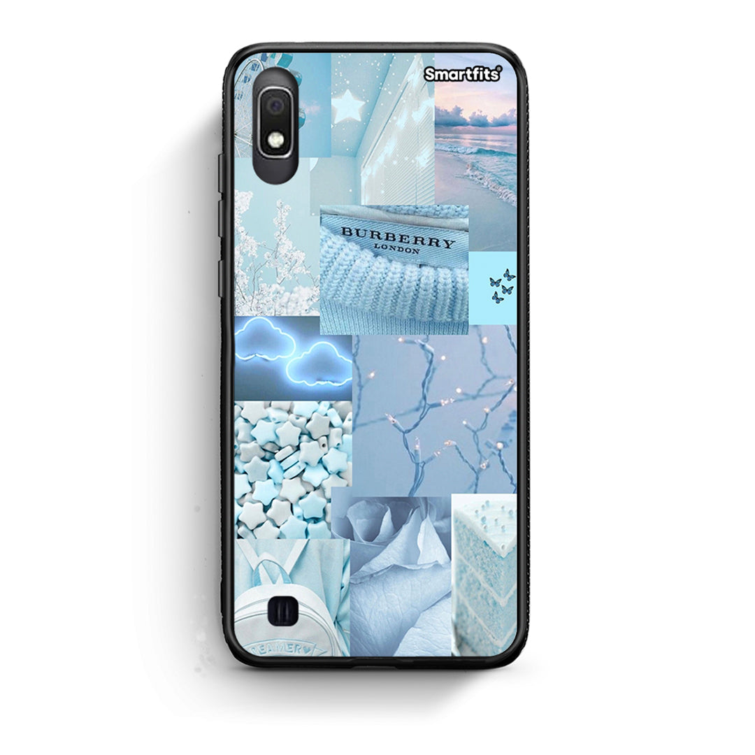 Samsung A10 Ciel Aesthetic Collage θήκη από τη Smartfits με σχέδιο στο πίσω μέρος και μαύρο περίβλημα | Smartphone case with colorful back and black bezels by Smartfits