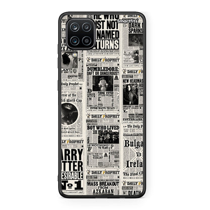 Samsung A12 Harry Paper θήκη από τη Smartfits με σχέδιο στο πίσω μέρος και μαύρο περίβλημα | Smartphone case with colorful back and black bezels by Smartfits