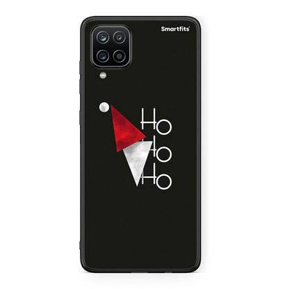 Samsung A12 Minimal Christmas θήκη από τη Smartfits με σχέδιο στο πίσω μέρος και μαύρο περίβλημα | Smartphone case with colorful back and black bezels by Smartfits