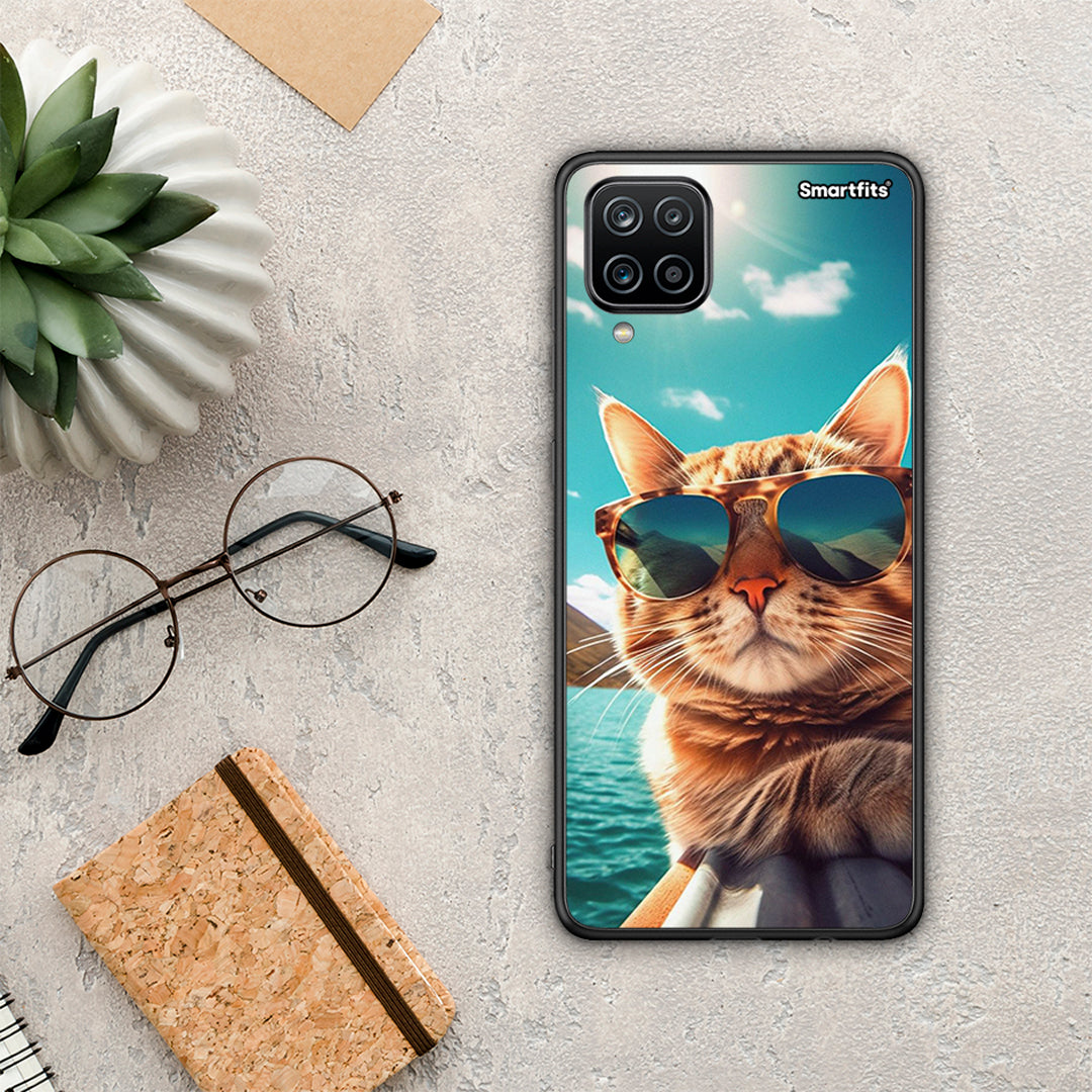 Summer Cat - Samsung Galaxy A12 θήκη
