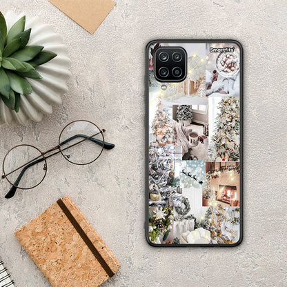 White Christmas - Samsung Galaxy A12 θήκη