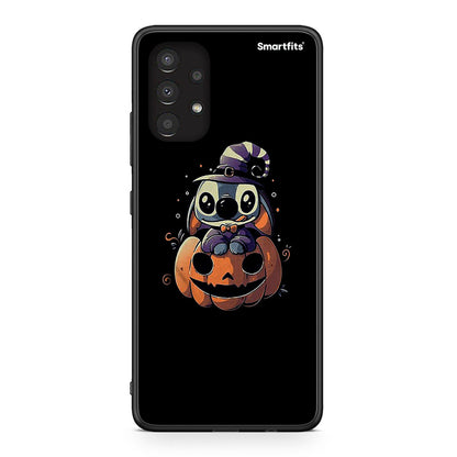 Samsung A13 4G Halloween Stitch θήκη από τη Smartfits με σχέδιο στο πίσω μέρος και μαύρο περίβλημα | Smartphone case with colorful back and black bezels by Smartfits