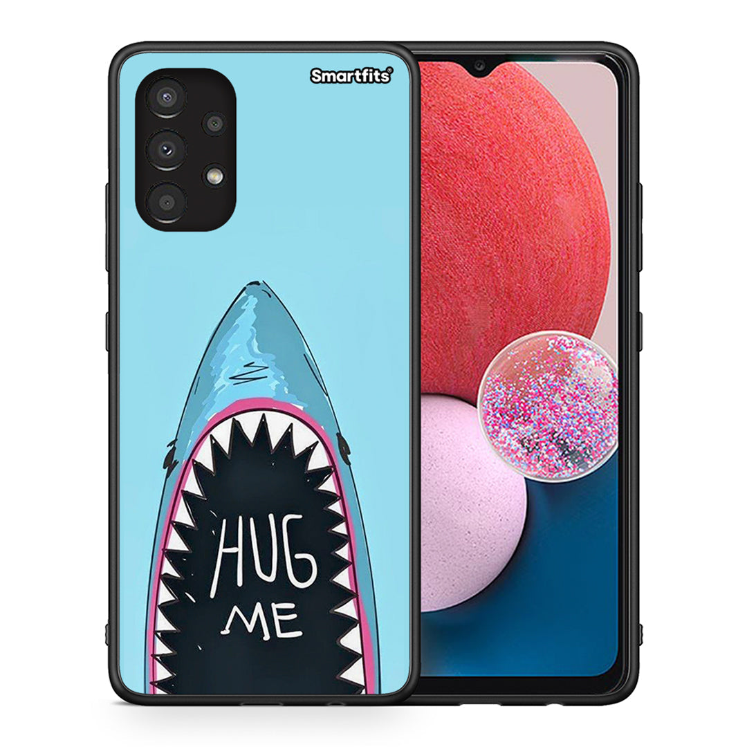 Θήκη Samsung A13 4G Hug Me από τη Smartfits με σχέδιο στο πίσω μέρος και μαύρο περίβλημα | Samsung A13 4G Hug Me case with colorful back and black bezels