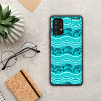 Thumbnail for Swimming Dolphins - Samsung Galaxy A13 4G θήκη