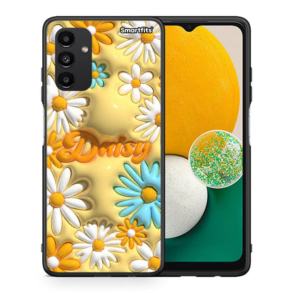 Θήκη Samsung A04s Bubble Daisies από τη Smartfits με σχέδιο στο πίσω μέρος και μαύρο περίβλημα | Samsung A04s Bubble Daisies case with colorful back and black bezels