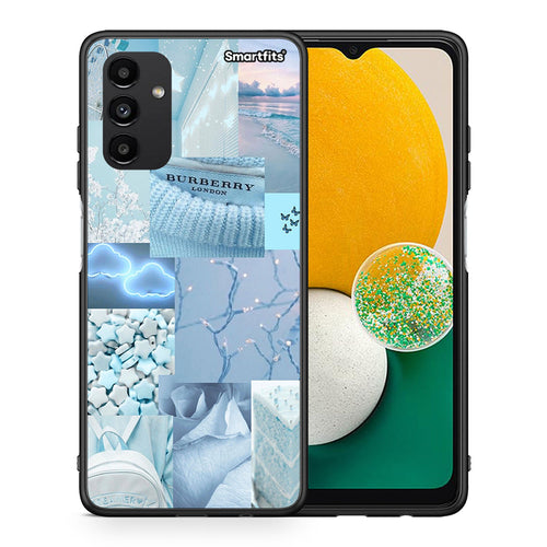 Θήκη Samsung A04s Ciel Aesthetic Collage από τη Smartfits με σχέδιο στο πίσω μέρος και μαύρο περίβλημα | Samsung A04s Ciel Aesthetic Collage case with colorful back and black bezels