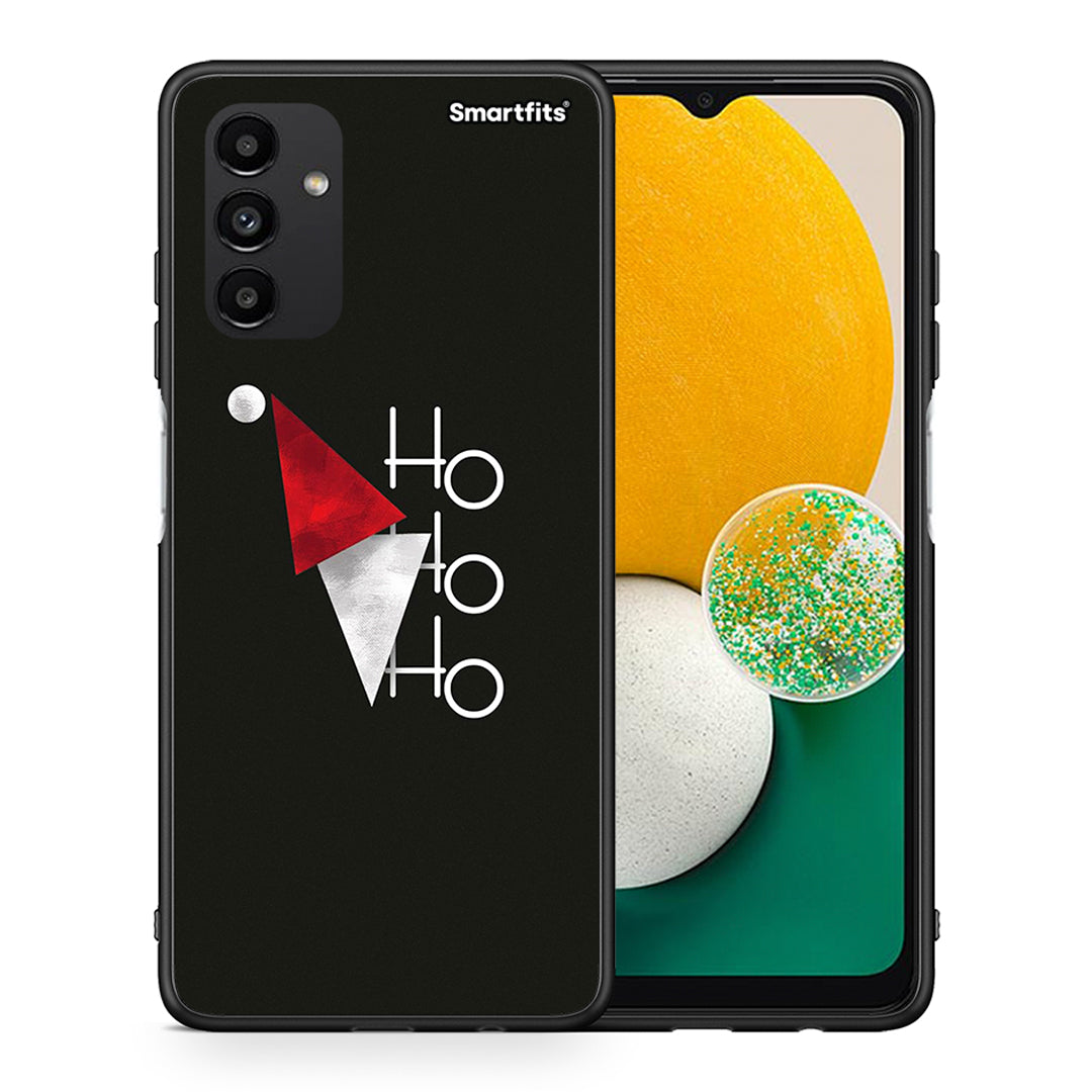 Θήκη Samsung A13 5G Minimal Christmas από τη Smartfits με σχέδιο στο πίσω μέρος και μαύρο περίβλημα | Samsung A13 5G Minimal Christmas case with colorful back and black bezels