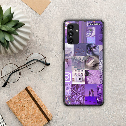 Purple Aesthetic Collage - Samsung Galaxy A04s θήκη