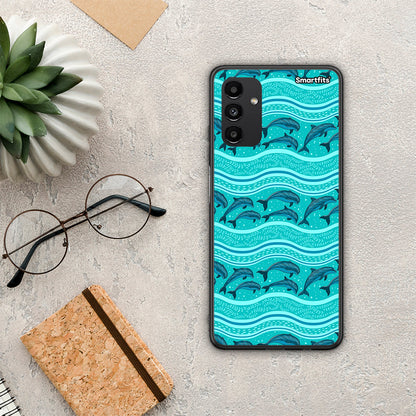 Swimming Dolphins - Samsung Galaxy A04s θήκη