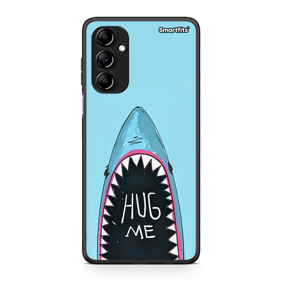 Θήκη Samsung Galaxy A14 / A14 5G Hug Me από τη Smartfits με σχέδιο στο πίσω μέρος και μαύρο περίβλημα | Samsung Galaxy A14 / A14 5G Hug Me Case with Colorful Back and Black Bezels