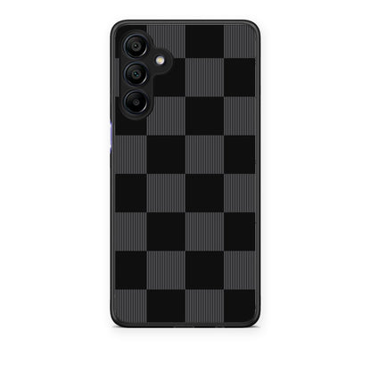 Θήκη Samsung Galaxy A15 4G / 5G Black and Charcoal Striped Checks από τη Smartfits με σχέδιο στο πίσω μέρος και μαύρο περίβλημα | Samsung Galaxy A15 4G / 5G Black and Charcoal Striped Checks case with colorful back and black bezels