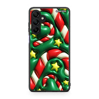 Thumbnail for Samsung Galaxy A15 4G Christmas Bubbles θήκη από τη Smartfits με σχέδιο στο πίσω μέρος και μαύρο περίβλημα | Smartphone case with colorful back and black bezels by Smartfits