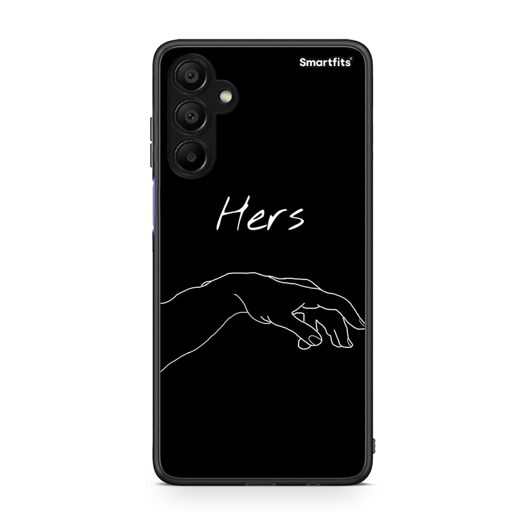 Samsung A15 5G Aeshetic Love 1 Θήκη Αγίου Βαλεντίνου από τη Smartfits με σχέδιο στο πίσω μέρος και μαύρο περίβλημα | Smartphone case with colorful back and black bezels by Smartfits