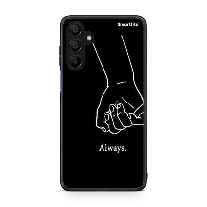 Samsung A15 5G Always & Forever 1 Θήκη Αγίου Βαλεντίνου από τη Smartfits με σχέδιο στο πίσω μέρος και μαύρο περίβλημα | Smartphone case with colorful back and black bezels by Smartfits