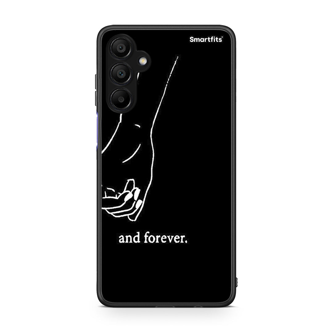 Samsung A15 5G Always & Forever 2 Θήκη Αγίου Βαλεντίνου από τη Smartfits με σχέδιο στο πίσω μέρος και μαύρο περίβλημα | Smartphone case with colorful back and black bezels by Smartfits