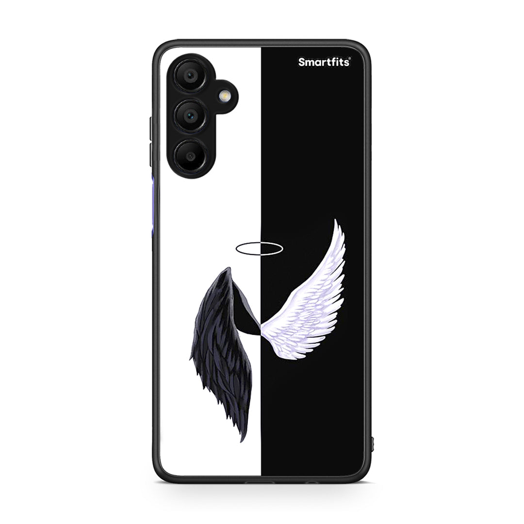 Samsung A15 5G Angels Demons θήκη από τη Smartfits με σχέδιο στο πίσω μέρος και μαύρο περίβλημα | Smartphone case with colorful back and black bezels by Smartfits