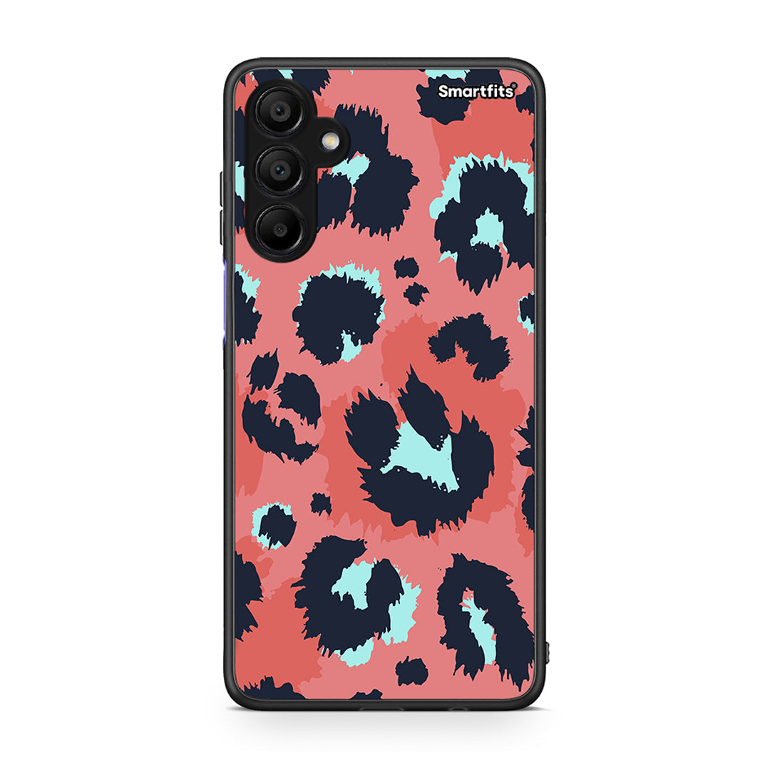 22 - Samsung A15 5G Pink Leopard Animal case, cover, bumper