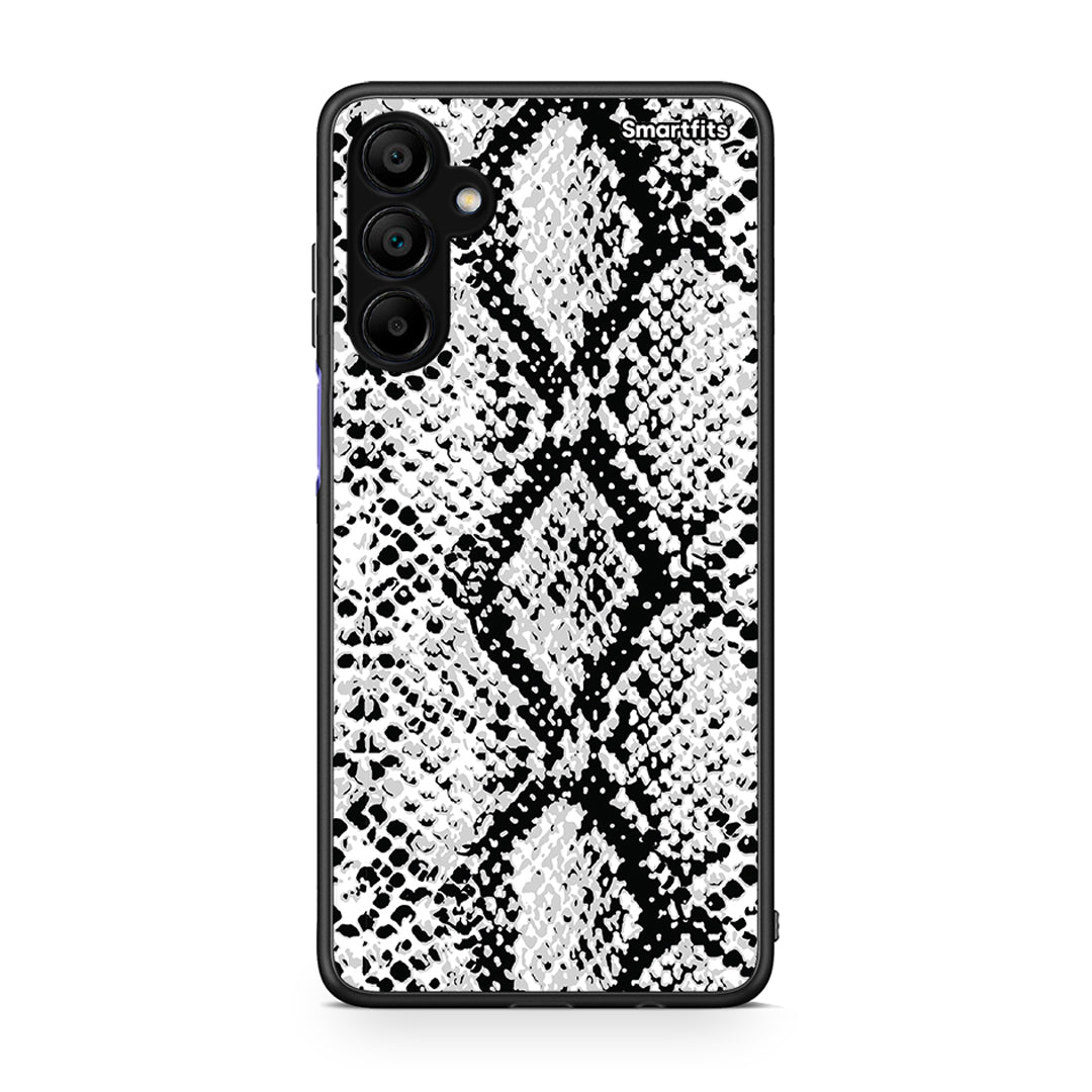 24 - Samsung A15 5G White Snake Animal case, cover, bumper