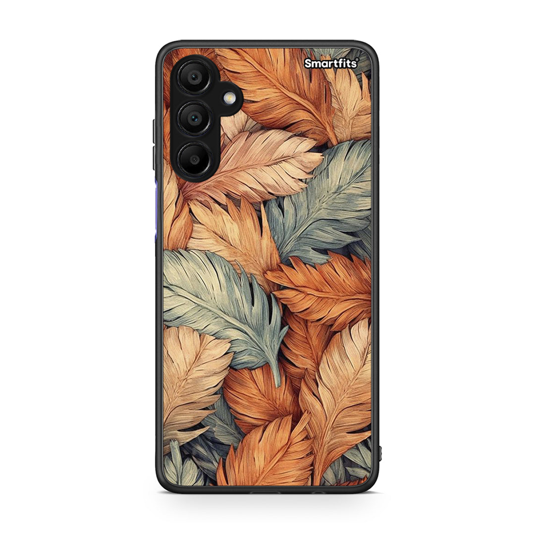 Samsung A15 5G Autumn Leaves Θήκη από τη Smartfits με σχέδιο στο πίσω μέρος και μαύρο περίβλημα | Smartphone case with colorful back and black bezels by Smartfits