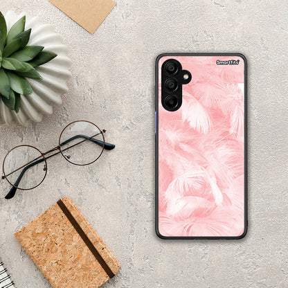Boho Pink Feather - Samsung A15 5G θήκη