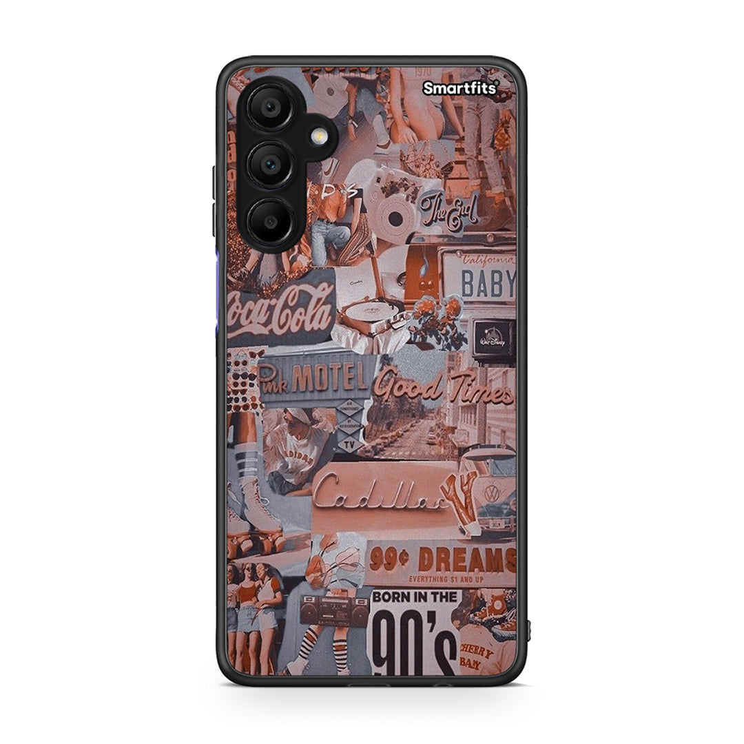 Samsung A15 5G Born In 90s θήκη από τη Smartfits με σχέδιο στο πίσω μέρος και μαύρο περίβλημα | Smartphone case with colorful back and black bezels by Smartfits