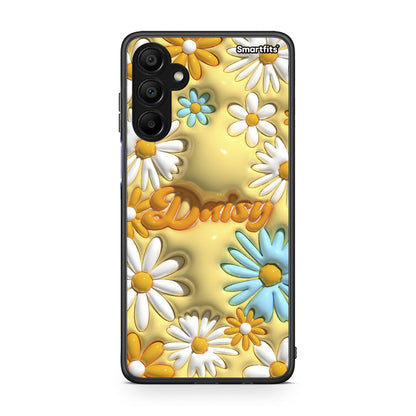 Samsung A15 5G Bubble Daisies θήκη από τη Smartfits με σχέδιο στο πίσω μέρος και μαύρο περίβλημα | Smartphone case with colorful back and black bezels by Smartfits